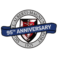 Albertus Magnus College logo